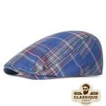 Casquette Béret Écossais Bleu