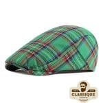 casquette béret écossais vert