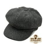 Casquette Gavroche En Laine Grise