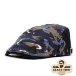 Casquette Plate à Motif Camouflage