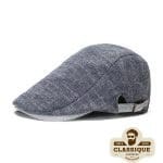Casquette Plate Bleue