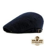 Casquette Plate Homme Bleu Marine