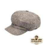 Gavroche Casquette pour Femme Gris Clair